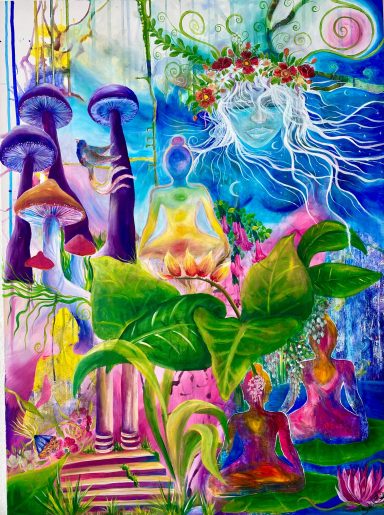 Acrylfarbe auf Leinwand